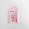 Snowflake Snowman Children Christmas False Nails Bunny Flower Bowknot Kids Cartoon Fake Nails Full Cover Nail Tips Nail Supplies