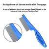 A 6-piece Set of Stainless Steel Pet Comb for Removing Miscellaneous Hair, Floating Hair Comb, Fine-toothed Flea Removal Comb and Cleaning Comb