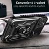 iPhone 16 Pro Max Plus Shockproof Armor Case Car Magnetic Ring Holder Phone Cover Durable Protective Case with Stand Feature