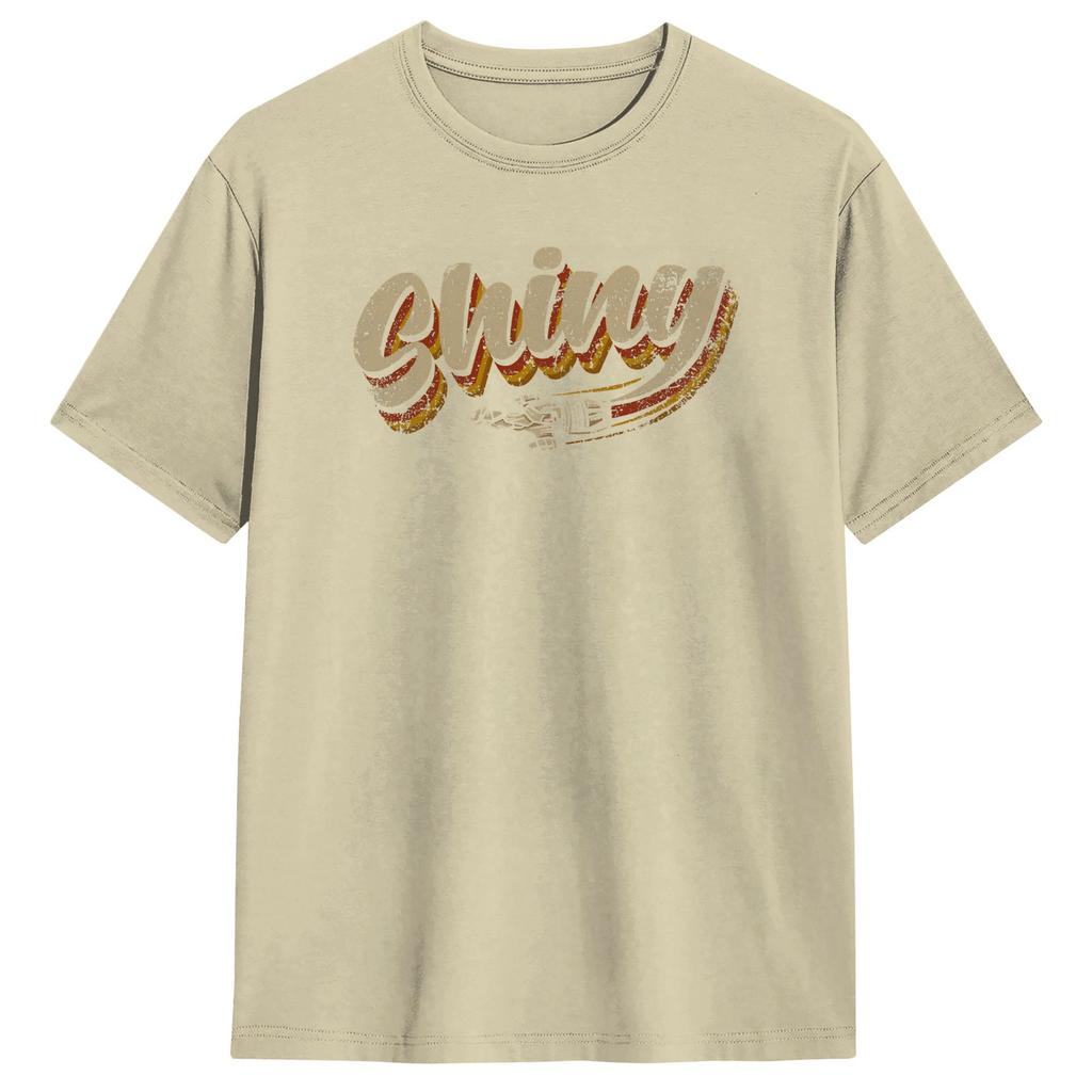 Firefly Serenity Shiny Since Unisex T Shirt  Vintage Tee Shirt Short Sleeve Crewneck TShirt 100 Cotton Original Clothes