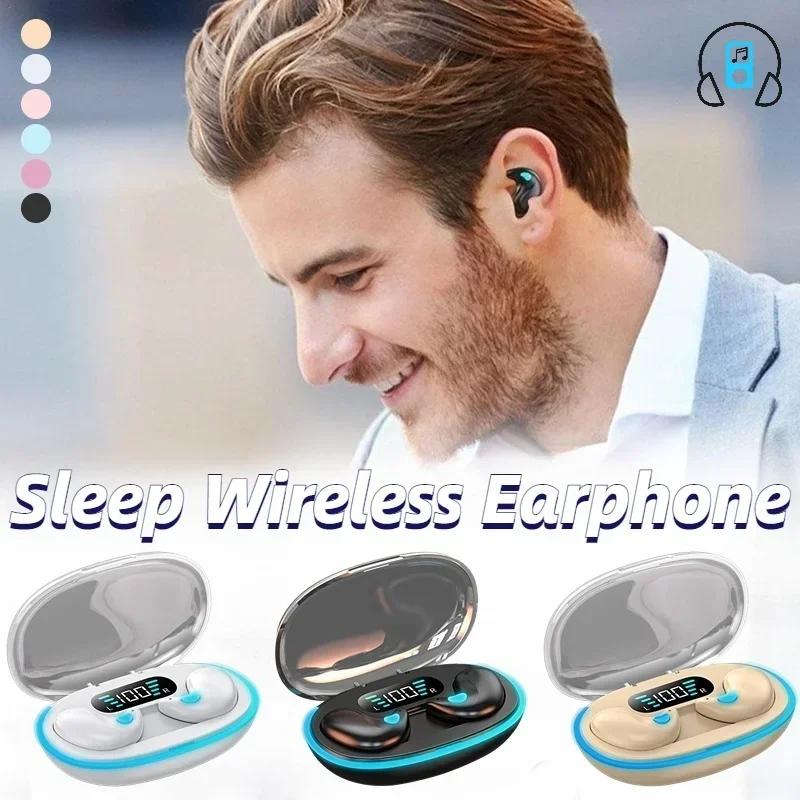 Sleeping Earbuds Wireless Mini Headphones For Work TWS Bluetooth Earphones Stereo Hidden Headset with Mic HD Call Waterproof X55