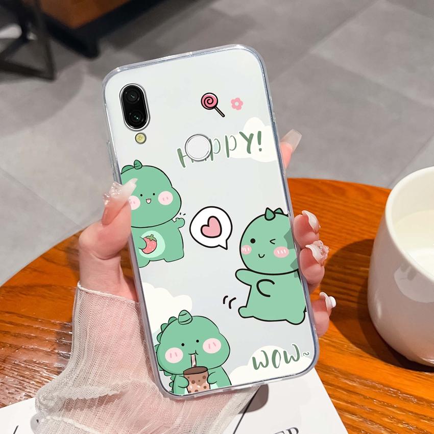 Für Xiaomi Redmi 7 7A 8 9C 9T 10A Mode Buchstaben Handytaschen Ultradünne Transparente TPU Staubdichte Schutz Weiche Rückseite Für Xiaomi Handyhülle