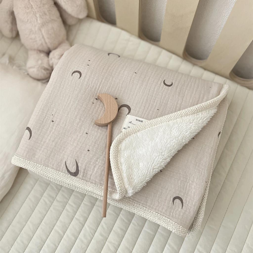 Soft Cotton Newborn Baby Blanket Bedding Quilt Cover Thicken Fleece Baby Blanket Newborn Receiving Blanket Babies Accessories