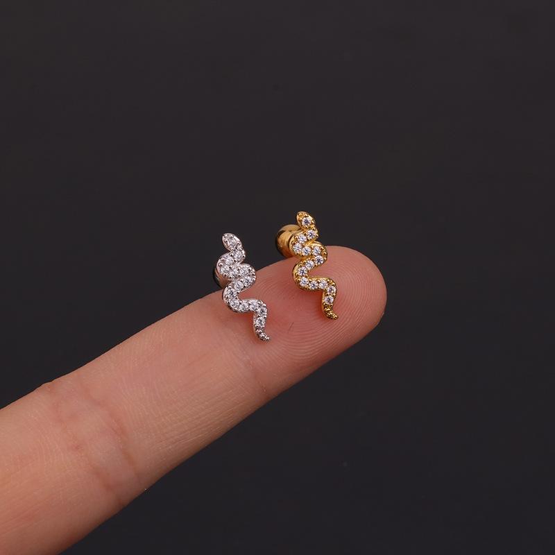 1PC Stainless Steel Tragus Piercing Ear Stud Earring for Women Helix Tragus Studs Earring Trendy Jewelry Boucles