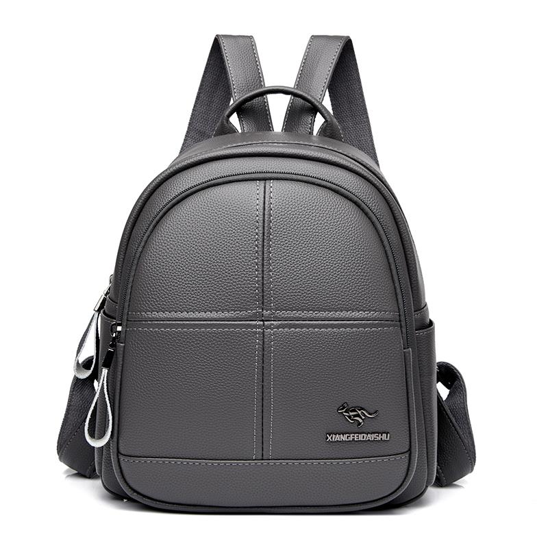 Zaino femminile di design Zaini in pelle vintage di qualità per donna Borsa da scuola di grande capacità Borsa da viaggio Borsa da donna Sac A Dos