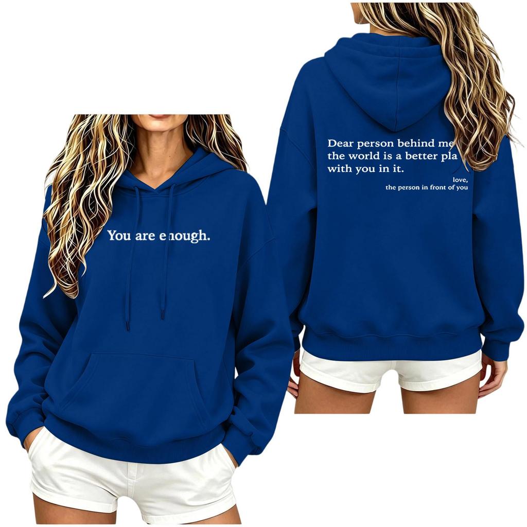 Damen Kapuzenpullover Lässiger Lockerer Pullover