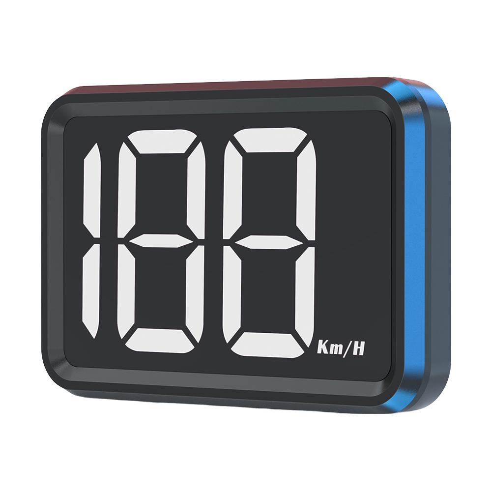 

GPS KMH HUD Digital Speed Meter Gauge Head Up Display for Car Golf Cart (White)
