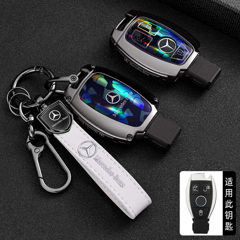 TGM3   Car Key Case Cover Key Bag Accessories For Mercedes Benz A B C S Class AMG GLA CLA GLC W176 W221 W204 W205 Shell Fob Keychain