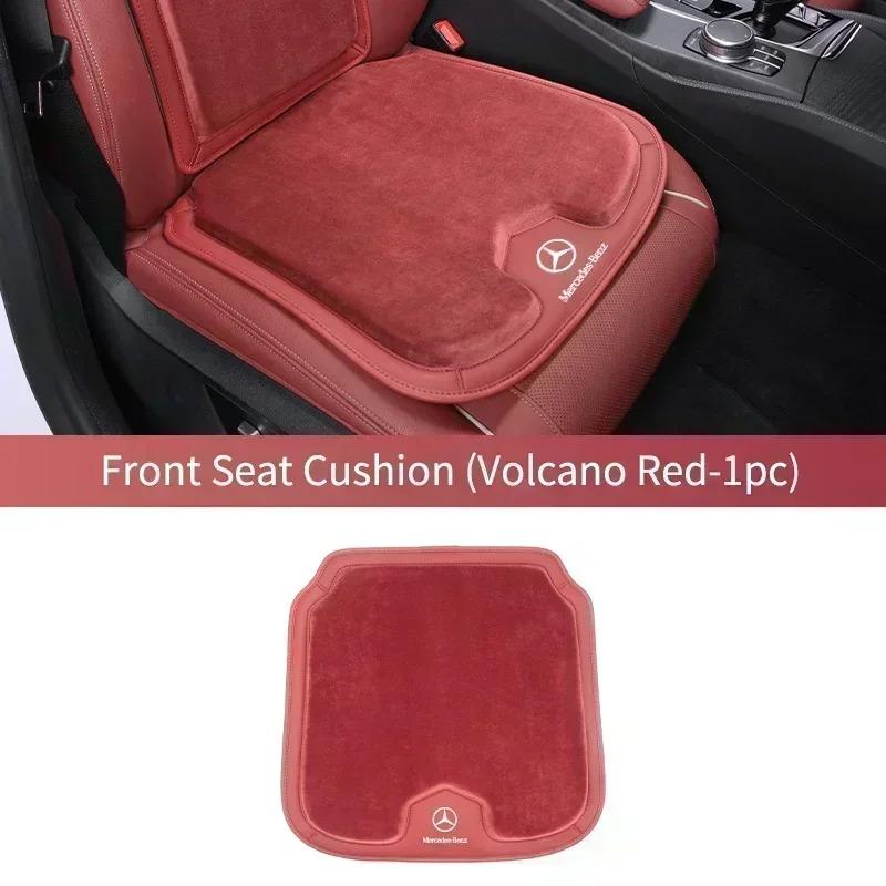 Car Front Rear Seat Cushion Cover Mat Backrest Protective Pad For Mercedes Benz AMG A C E S Class W201 W210 W108 W204 W205 W203 HV6