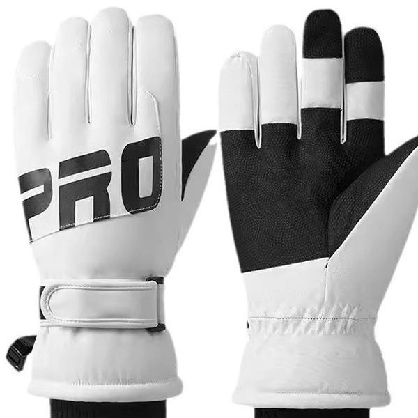 Touchscreen Beheizte Samt Ski Handschuhe - Winter Outdoor Sport für Erwachsene