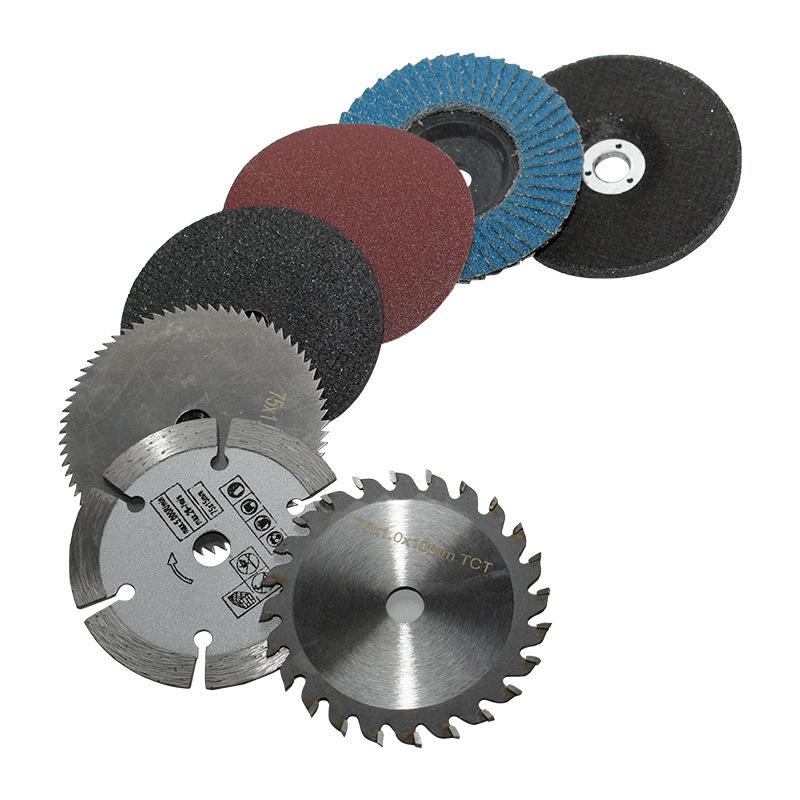 7Pcs 75mm Cutting Disc For Hole Angle 10mm Circular Saw Blade Sander Sanding Tool Tile Wood Metal Cutting Disc