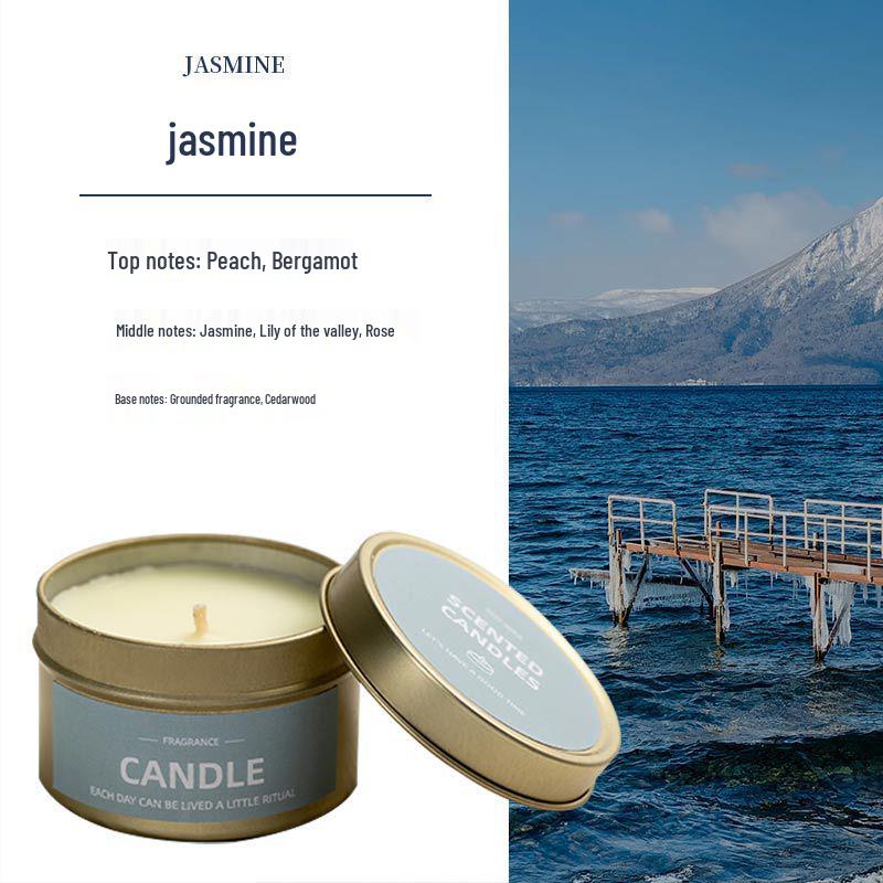 Romantic Rose Aromatherapy Candle Gift Set: Calming, Long-Lasting Scent for Bedroom Relaxation and Sleep Aid.