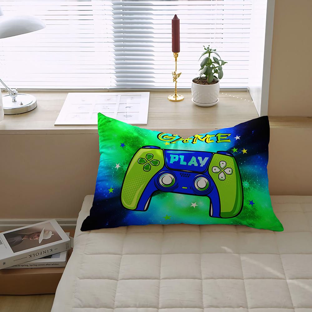 Grenzüberschreitendes Gaming-Controller-Bettbezug-Set - 3-teilige Bettwäsche für Kinderzimmer (Europäischer/Amerikanischer Stil)