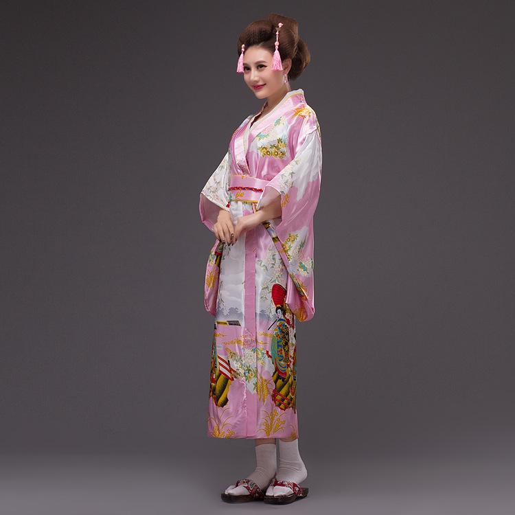 Kimono tradizionale giapponese da donna per cosplay, fotografia e performance scenica
