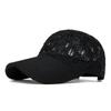 Summer Hollow Knitted Baseball Cap Women's Outdoor Sunscreen Sunshade Hat Breathable Cap Net Cap