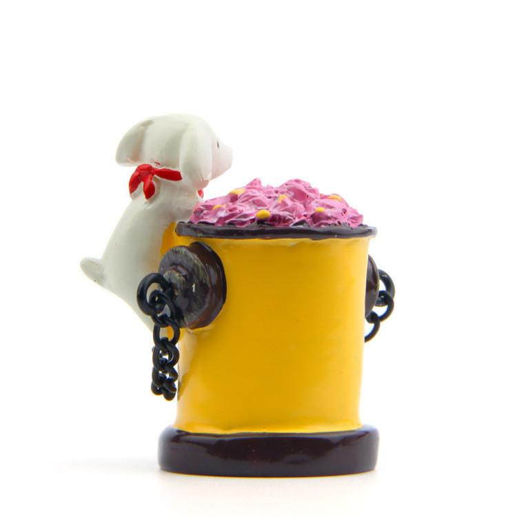 Dog Small Fire Hydrant Resin Ornament For Scene Decoration And Use Gifts