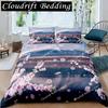 3D Mount Fuji Duvet Cover Set Lake and Mountain Comforter Microfiber Natural Scenery Bedding Set Summer Vacation Quilt Cover