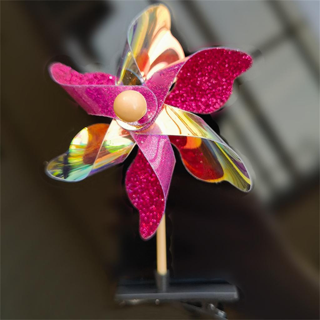 Colorful Windmill Shape Hair Pin Carnivals Birthday Party Christmas Hair Clip