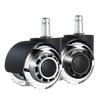 Office Chair Caster Wheel Strong Load-bearing Smooth Quiet Hassle-Free Rolling Universal Fit Heavy-Duty Chair Caster