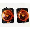 Replacement Side Guard Lights Halogen Turn Signals with UV Resistant Housing 55077895AD 55077894AD Suitable for Car