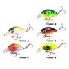 5PCS 4.5cm Length Crankbait Fishing Lure 3.8g Weight Wobbler Action Artificial Minnow Lure Japan Style Topwater Fishing Lure