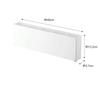 Yamazaki Wide Divider X X Inches X X Includes 4 Adjustable Product Number 4924 Under-Sink Rack, White, Approx. 16.5 2.1 5.5 (40 5.7 12.2 Cm), Tower,