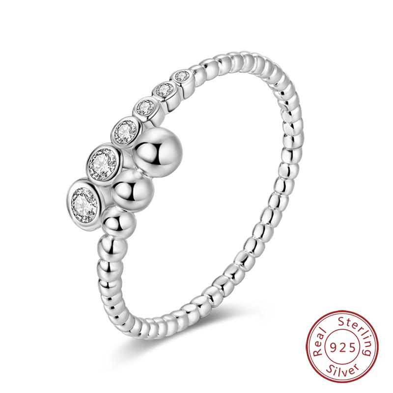 925 Silver Heart Shaped Infinite Minimalist Rings Hollow Celtic Knot Rings For Women Elegant Engagement Wedding Jewelry
