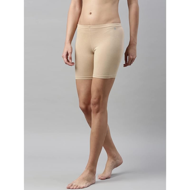 Enamor Women's Shorts (Beige, L)