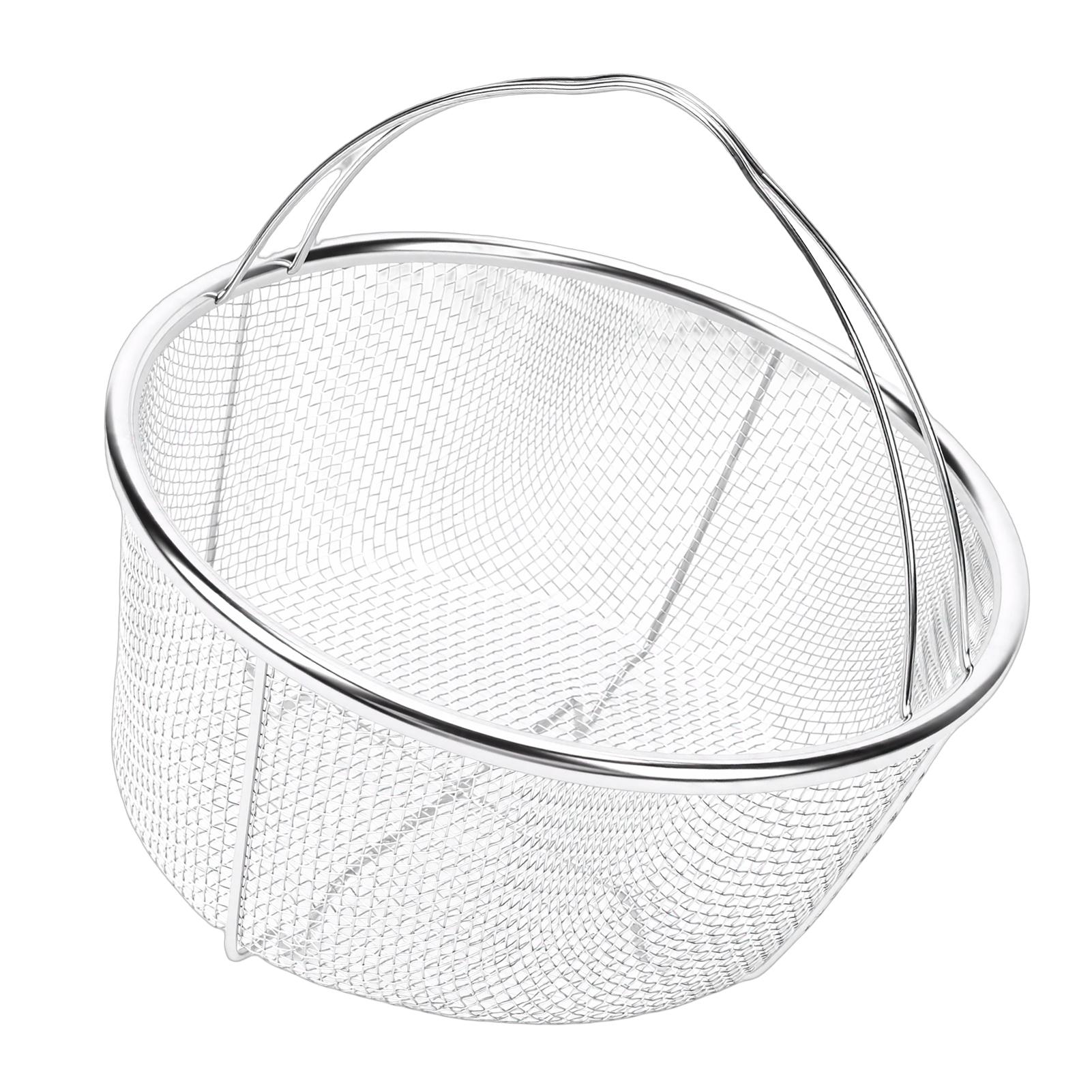 

Pressure Cooker Strainer Multifunctional Stainless Steel Pressure Cooker Steam Basket for Frying Food 20cm 7.9in 20CM