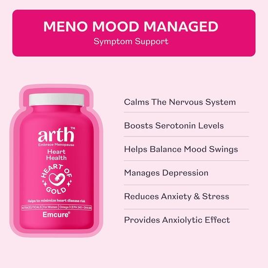 ARTH Omega 3 Supplement (Vegetarian)  | Derived from Algal EPA & DHA|  100% Natural Omega 3 Capsules with EPA 240mg & DHA 160mg | (30 Veg Capsules)
