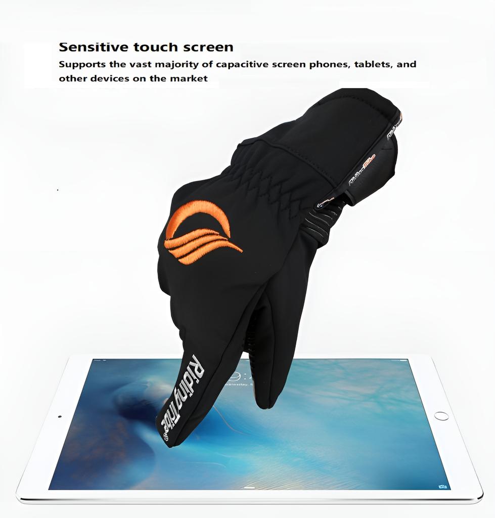 Motorcycle, Electric Bike, Skiing Gloves, Winter Thick And Warm Riding Touch Screen Motorcycle Gloves