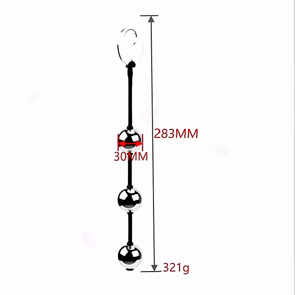 Adult Games Stainless Steel Anal Plugs Metal Anal Beads For Male Prostate Massage Sex Toys For Female G-spot Anal Training Tools