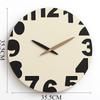 Modern Wall Clocks Wood Minimalist Elegant Aesthetic Clocks Unusual Stylish Watch Home Living Room Wall Decoration Ornaments