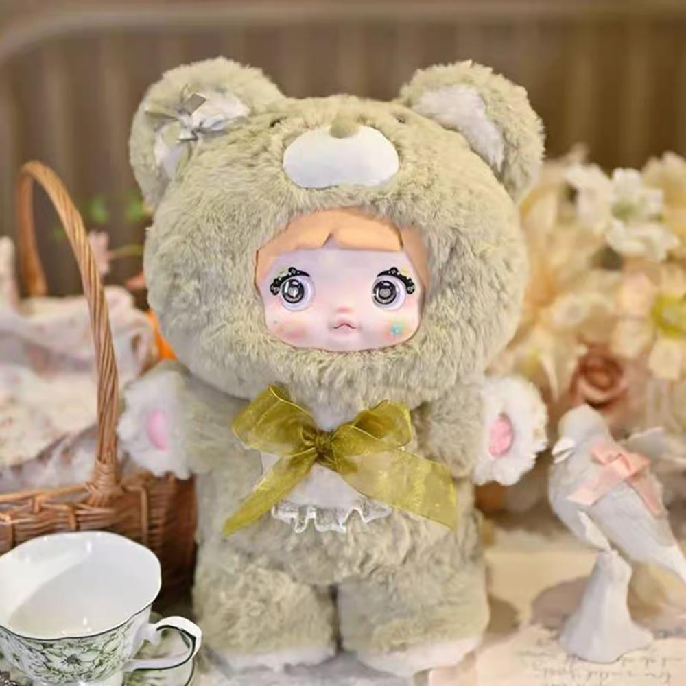 1PCS Nommi 400% Goodnight Bear Plush Blind Box Creative Colorful Fresh Doll Cute Bear Trendy Play Desktop Ornament Gift