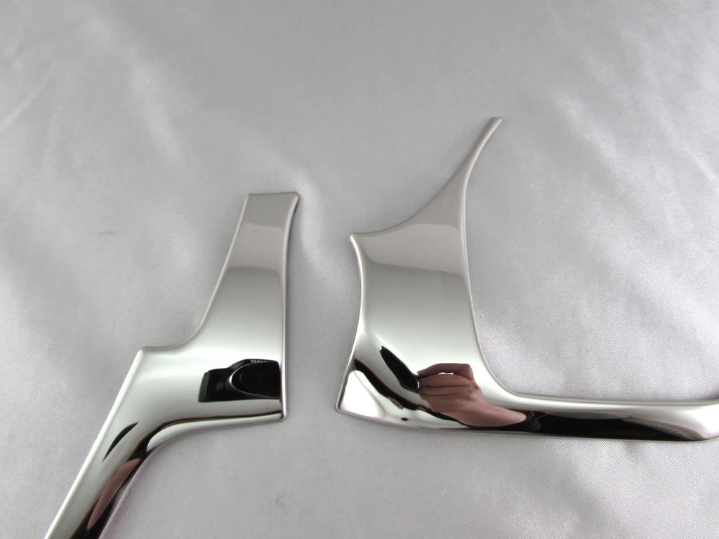 BRIGHTZ Finish Stainless Steel Plated Dashboard Mould for eK Cross and Ultra-Mirror (4-Piece Set) (Models 34, 35, 37, 38) [INT-MID-080] (B34W, B35W,