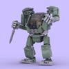 Building Block Kit Mecha Robot Boy Assembled Toy Gift