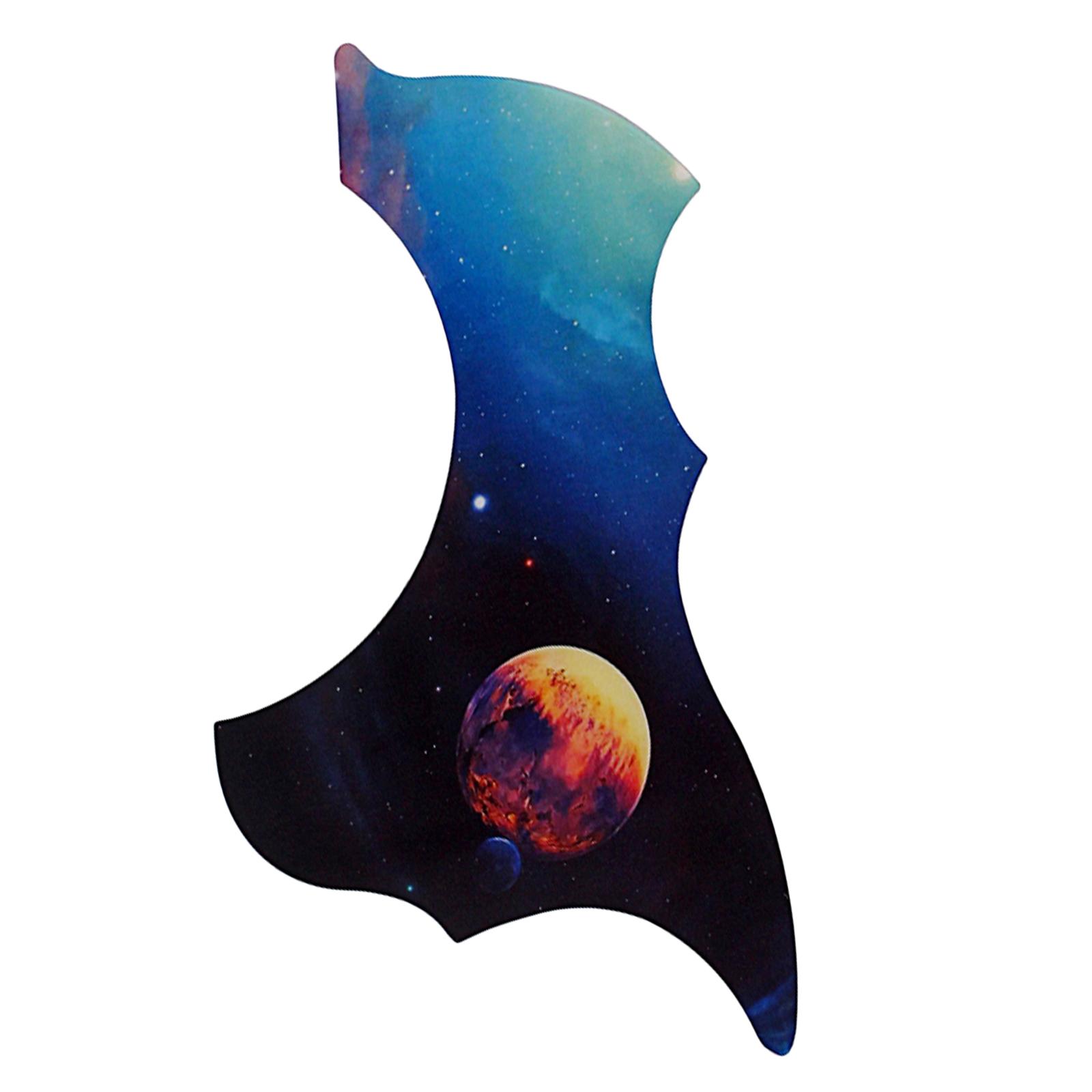 Pattern Acoustic Guitar Pickguard Sticker Anti-Scratch PVC синий