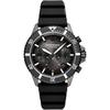 AR11515 Diver Black Silicone Chronograph Men’s Watch