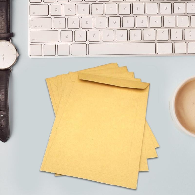 50Pcs Self Seal Envelopes No Window Envelopes File Envelopes For Documents File, Meeting Paper, Receipt, Picture, Photo