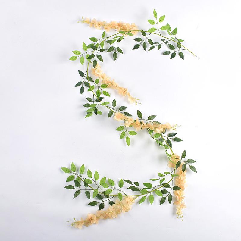 

1 шт., имитация 190 см, цветок, виноградная лоза, декор для комнаты, искусственное растение, искусственный цветок, цветы глицинии