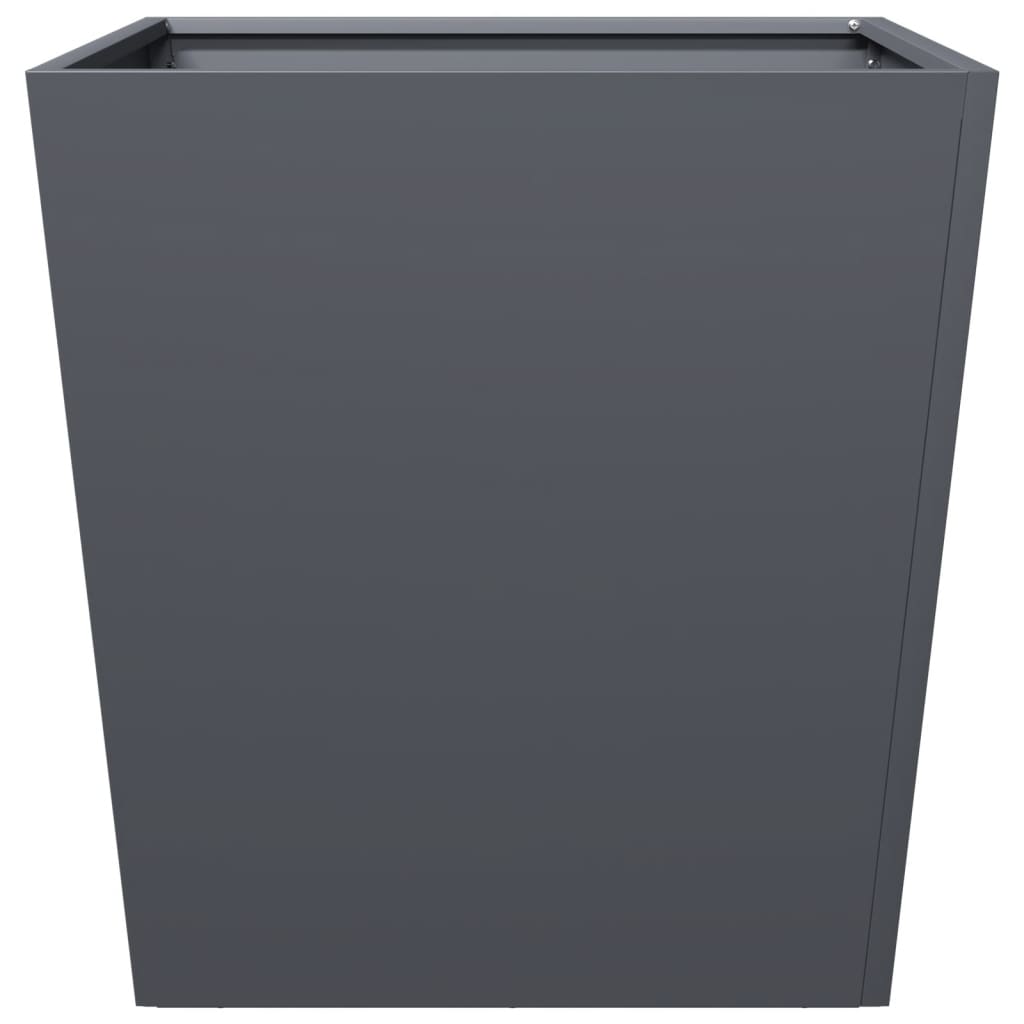 Vidaxl Garden Planter, Anthracite, 50X50X50 Cm, Steel