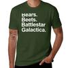 Bären Rote Bete Battlestar Galactica T-Shirt - Das Büro T-Shirt. T-Shirt T-Shirts unbedruckt Herren Grafik T-Shirts