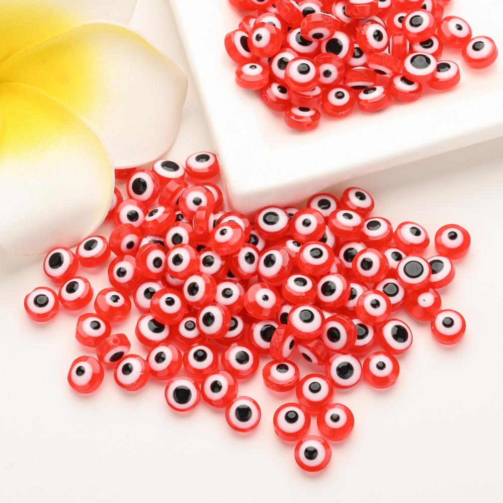 Resin Fish Eye Round Beads for DIY Devil Eye Bracelets, Necklaces, and Accessories