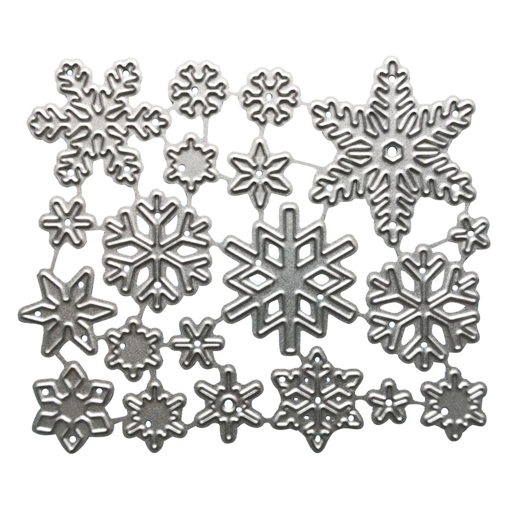 1 buc fulgi de zăpadă de iarnă tăiere Metal matrițe șablon DIY Scrapbooking Album hârtie Card șablon mucegai embossing Craft