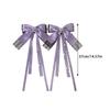 1Pair  Ribbon Bows Hair Barrettes Unique Solid Colors Fashion Hairpieces Elegant Accessories For Females