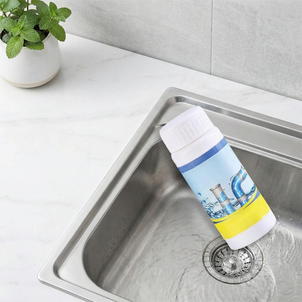 Rohrreiniger, Mehrzweckreiniger für Küchenspülen, Badezimmer und Toiletten.