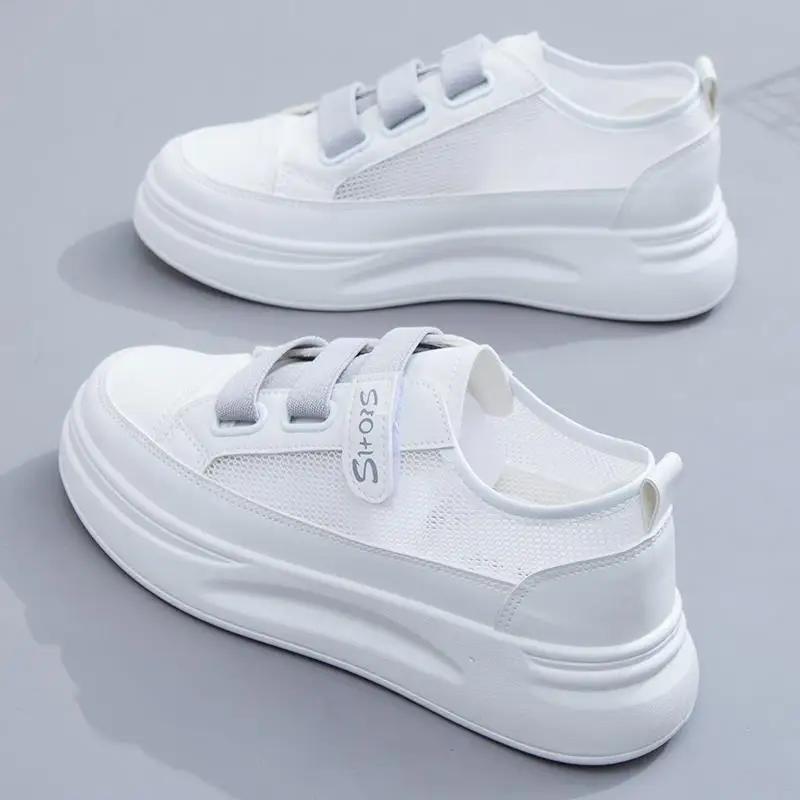 Fashion New Arrival 2025 Fashion White Athletic Shoes for Women Comfortable and Elegant High Quality Deals Aesthetic 39 Woman Footwear