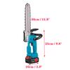 10 Inch Electric Chain Saw Pruning ChainSaw Cordless Garden Tree Wood Logging Trimming Saw Woodworking Cutter Tool Kits