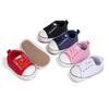 Classic Style Baby Canvas Shoes with Breathable Mesh and Non-Slip Rubber Soles