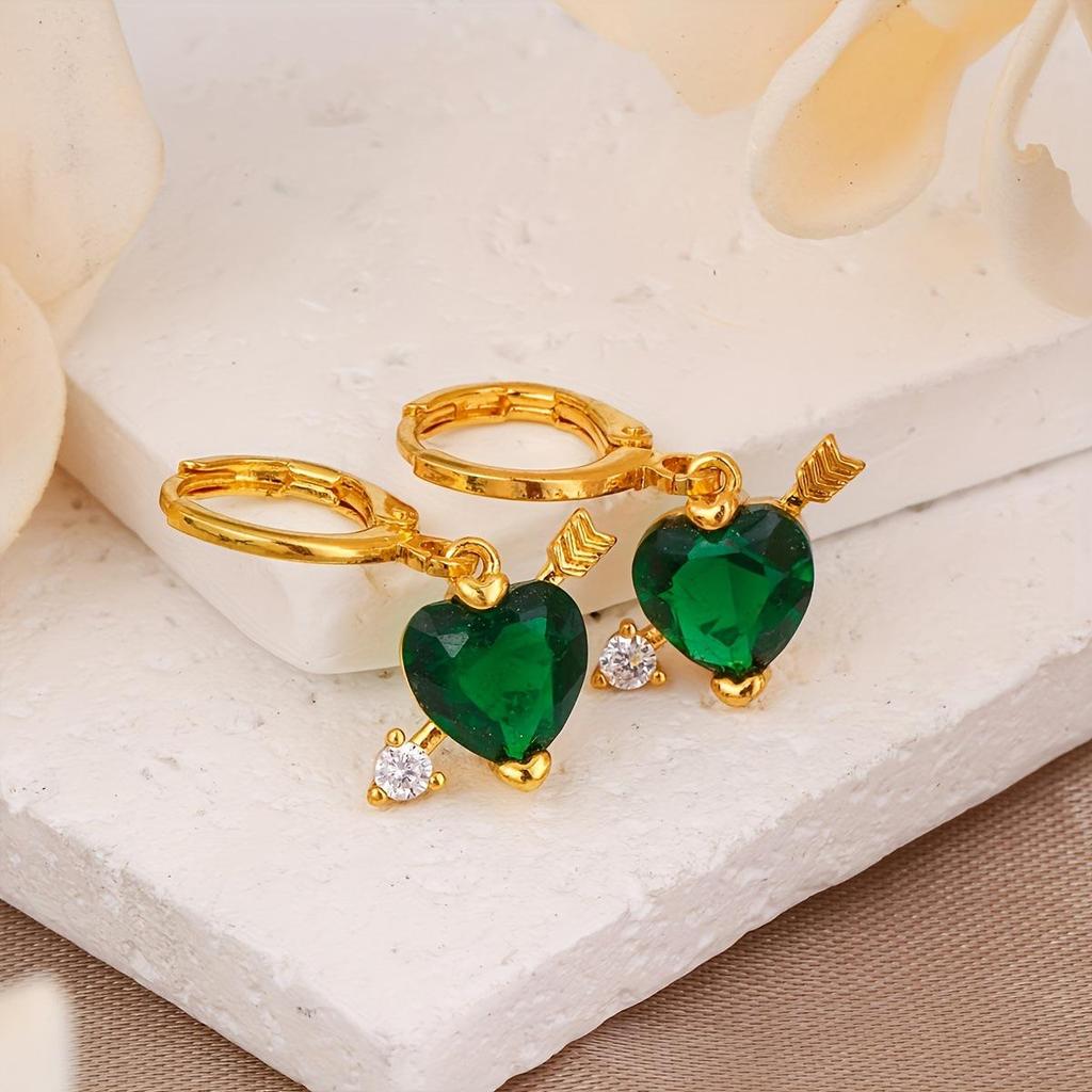 Exquisite Rhinestone Pendant Earrings – Simple, Modern Cold Style for Women